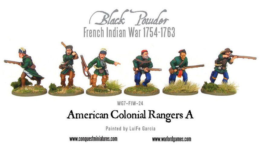American Colonial Rangers A - Infanterie - Warlord Games - WG7-FIW-24