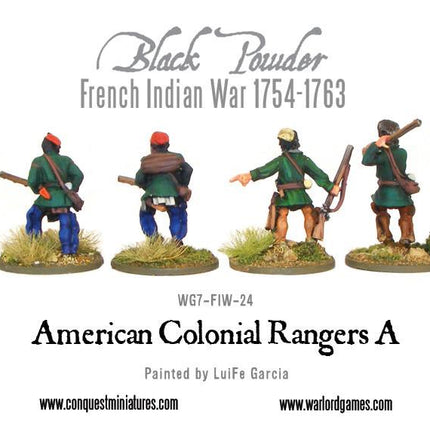 American Colonial Rangers A - Infanterie - Warlord Games - WG7-FIW-24
