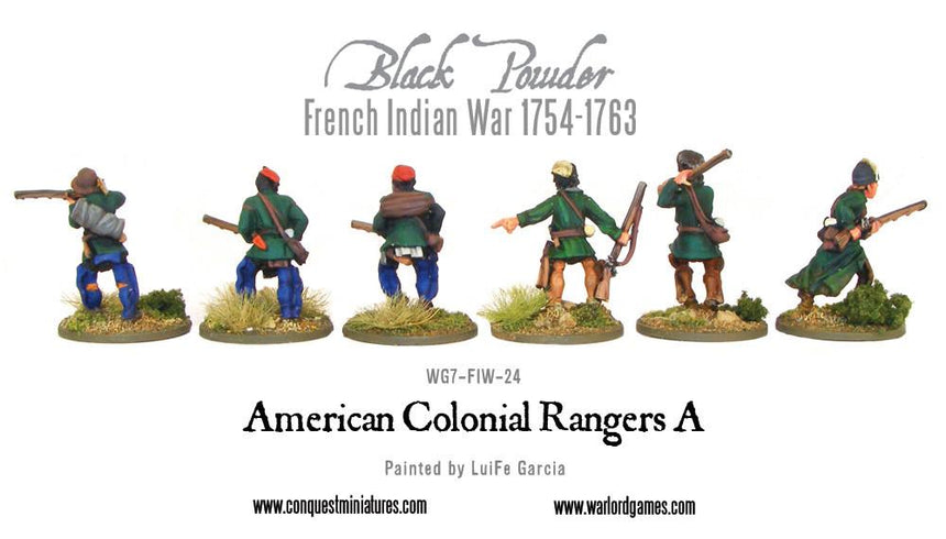 American Colonial Rangers A - Infanterie - Warlord Games - WG7-FIW-24