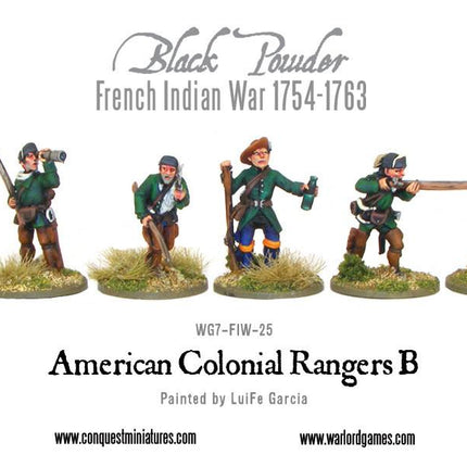 American Colonial Rangers B - Infanterie - Warlord Games - WG7-FIW-25