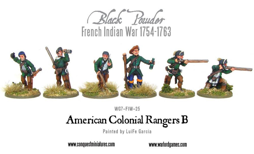 American Colonial Rangers B - Infanterie - Warlord Games - WG7-FIW-25