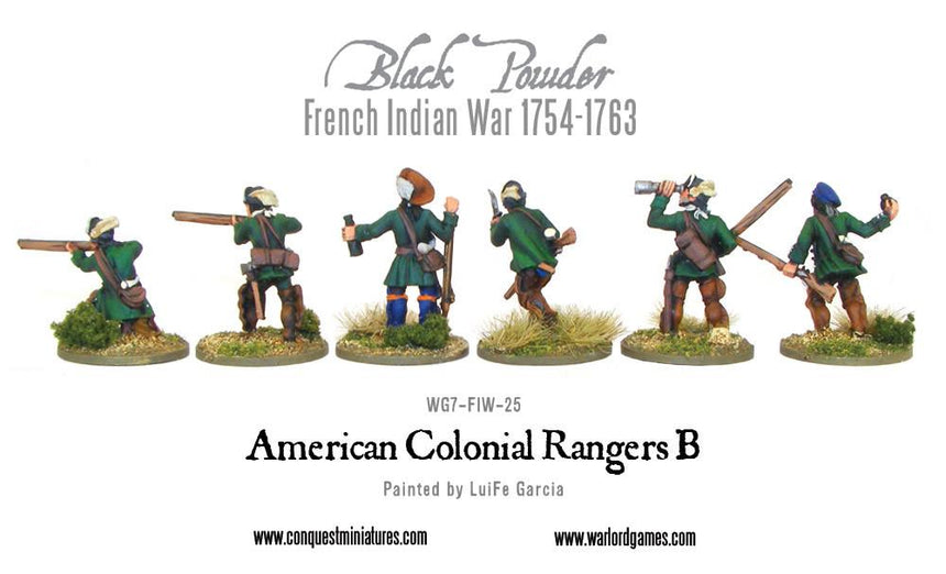 American Colonial Rangers B - Infanterie - Warlord Games - WG7-FIW-25