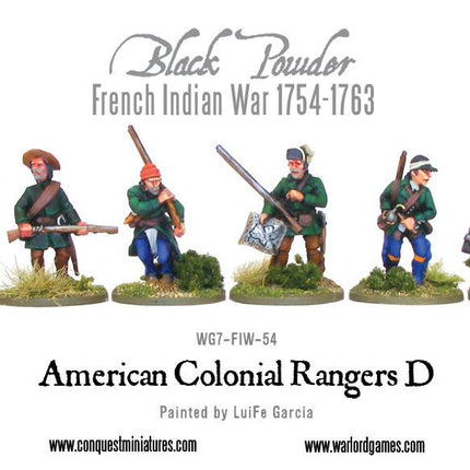 American Colonial Rangers D - Infanterie - Warlord Games - WG7-FIW-54