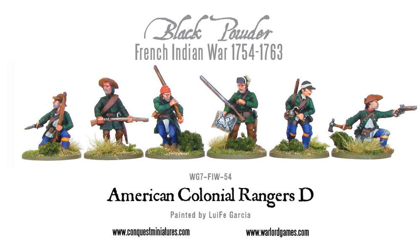 American Colonial Rangers D - Infanterie - Warlord Games - WG7-FIW-54