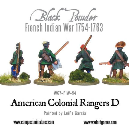 American Colonial Rangers D - Infanterie - Warlord Games - WG7-FIW-54