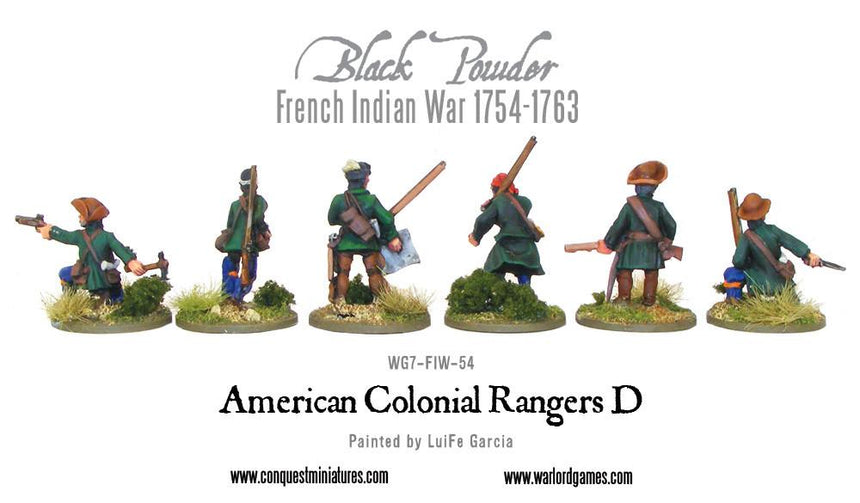 American Colonial Rangers D - Infanterie - Warlord Games - WG7-FIW-54
