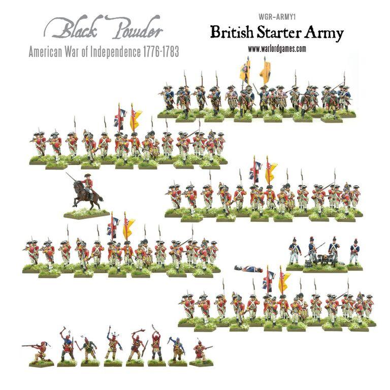 American War of Independence British Army Starter Set - Starterarmee - Warlord Games - WGR-ARMY1