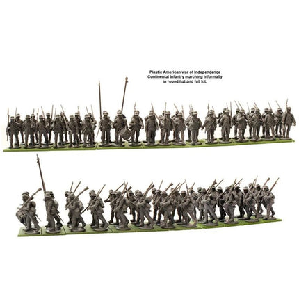 American War of Independence Continental Infantry 1776 - 1783 - Infanterie - Perry Miniatures - AW250