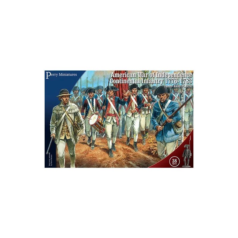 American War of Independence Continental Infantry 1776 - 1783 - Infanterie - Perry Miniatures - AW250