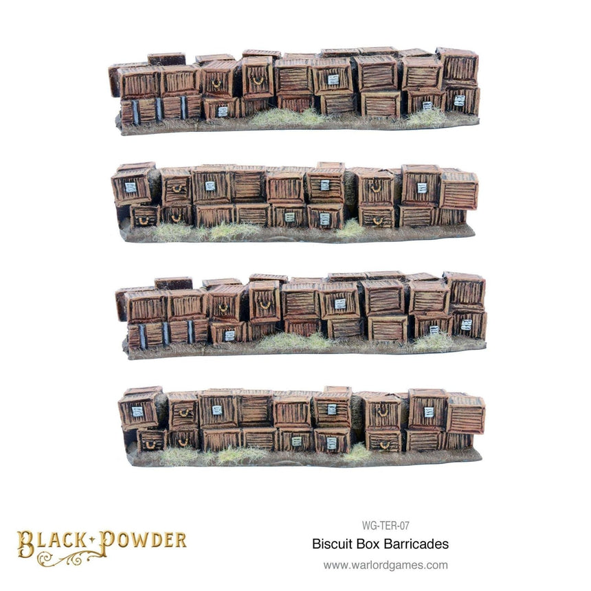 Anglo - Zulu War Biscuit Box Barricade Set - Gelände - Warlord Games - WG-TER-07