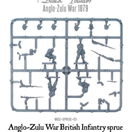 Anglo-Zulu War British Infantry Sprue