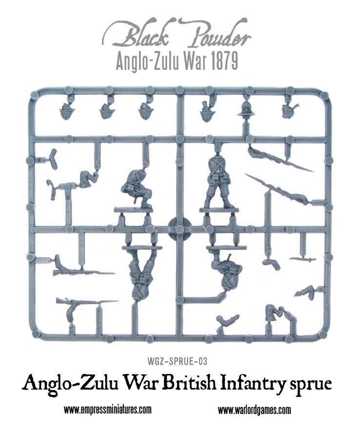 Anglo-Zulu War British Infantry Sprue