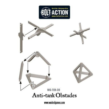 Anti - Tank Obstacles - Gelände - Warlord Games - WG-TER-39