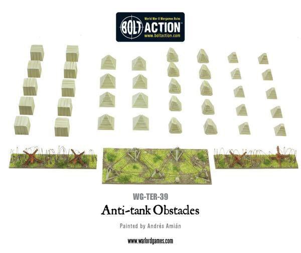 Anti - Tank Obstacles - Gelände - Warlord Games - WG-TER-39