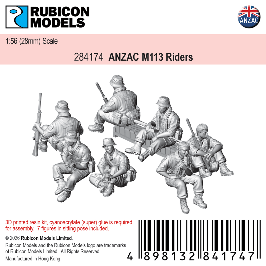 ANZAC M113 Riders - Rubicon Models UK Ltd - 284174