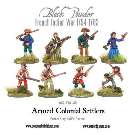 Armed Colonial Settlers - Infanterie - Warlord Games - WG7-FIW-49