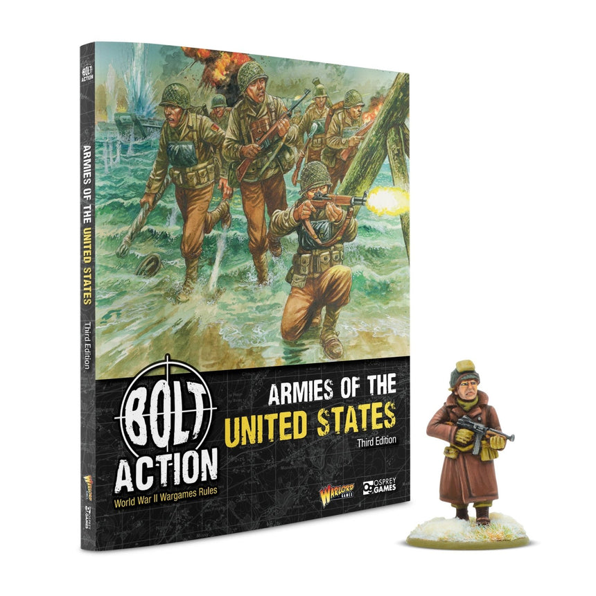 Armies of the United States: Third Edition with James "Jake" McNiece Special Figure - Regelwerk - Warlord Games - 4099300010