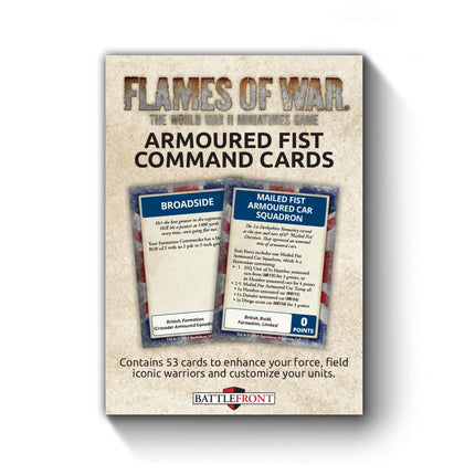 Armoured Fist Command Cards