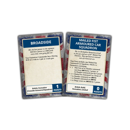 Armoured Fist Command Cards