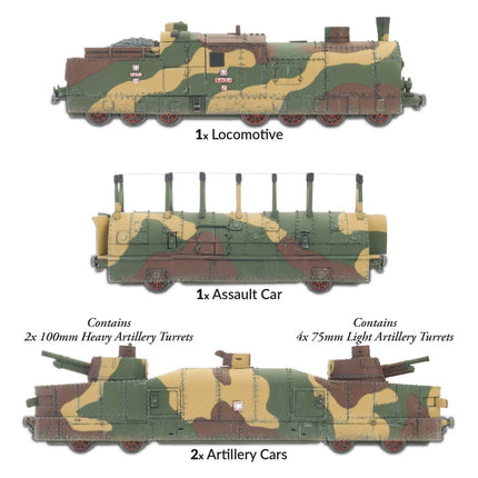 Armoured Train - Limited Edition - Battlefront Miniatures - PBX05