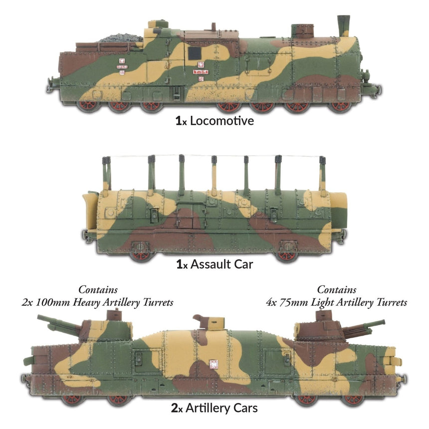 Armoured Train - Limited Edition - Battlefront Miniatures - PBX05
