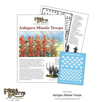Ashigaru Missile Troops - Infanterie - Warlord Games - 202014003