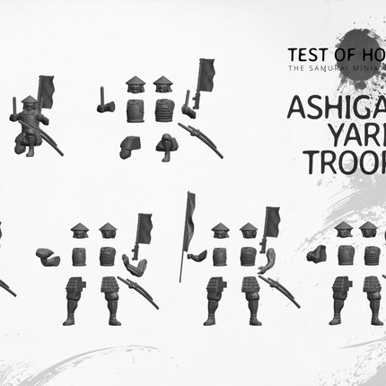 Ashigaru Yari Troops Sprue