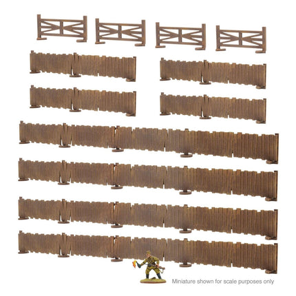 Assorted Panelled Fences - Gelände - Warlord Games - SLC0013