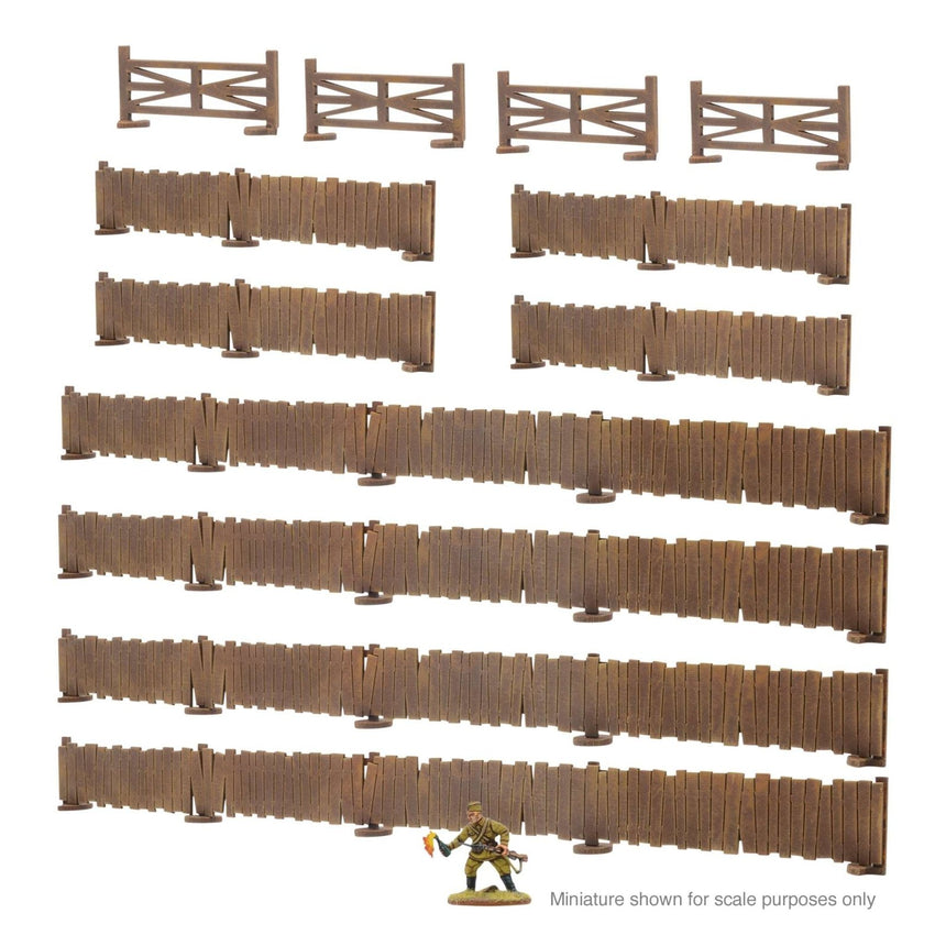 Assorted Panelled Fences - Gelände - Warlord Games - SLC0013