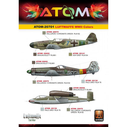 AMMO ATOM - Luftwaffe WWII Colors Set