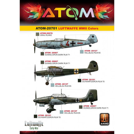 AMMO ATOM - Luftwaffe WWII Colors Set