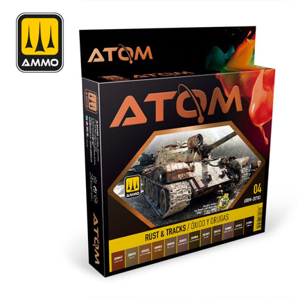 ATOM Rust & Tracks Set - Zubehör - AMMO by MIG Jimenez - ATOM-20703