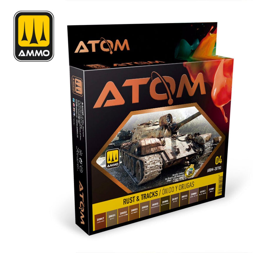 ATOM Rust & Tracks Set - Zubehör - AMMO by MIG Jimenez - ATOM-20703