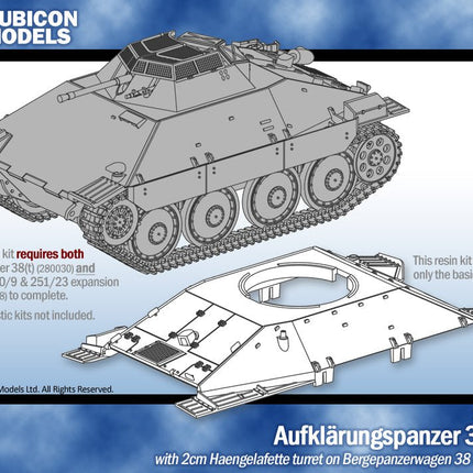 Aufklärungspanzer 38(t) auf Bergepanzerwagen 38 Chassis