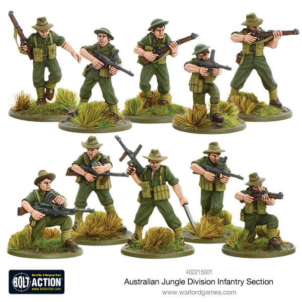 Australian Jungle Division Infantry Section (Pacific) - Infanterie - Warlord Games - 402215001
