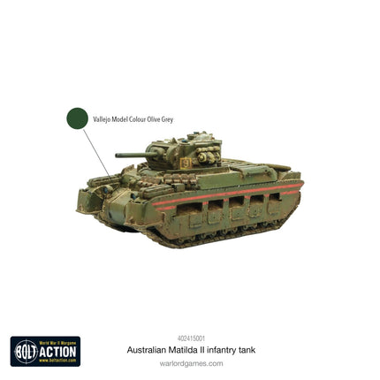 Australian Matilda II Infantry Tank - Panzer - Warlord Games - 402415001