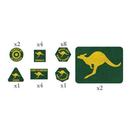 Australian Tokens & Objectives (Mid War)
