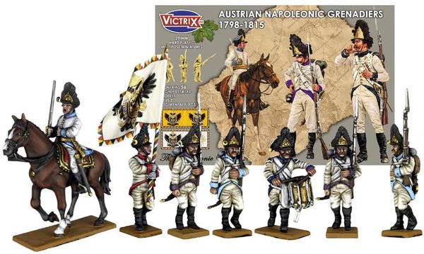Austrian Napoleonic Grenadiers 1798 - 1815 - Infanterie - Victrix - VX0013