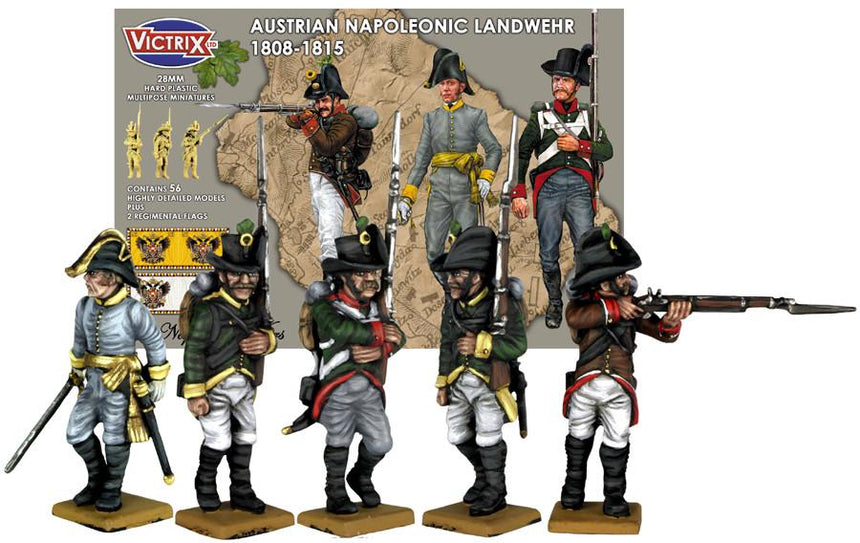 Austrian Napoleonic Landwehr 1808 - 1815 - Infanterie - Victrix - VX0015