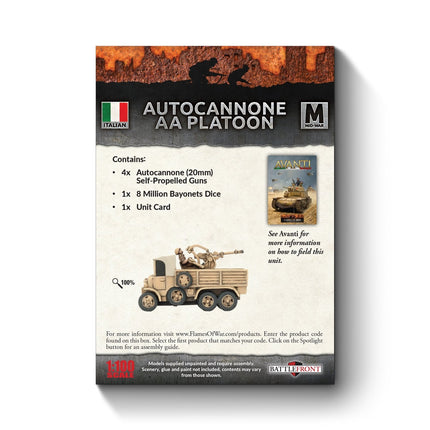 Autocannone 20mm AA Platoon