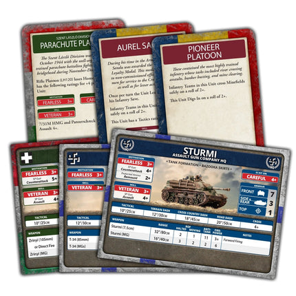 Axis Allies Unit & Command Cards