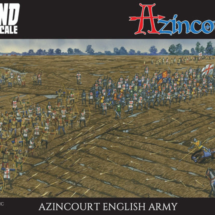 Azincourt English Army - 10mm Hartplastik-Armee (Wargames Atlantic)