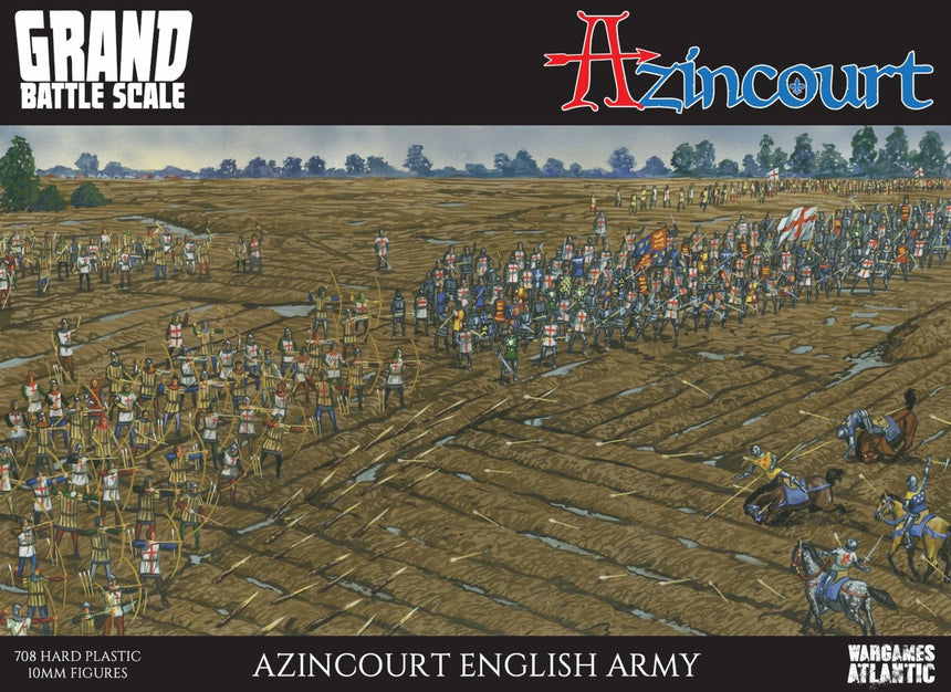 Azincourt English Army - 10mm Hartplastik-Armee (Wargames Atlantic)