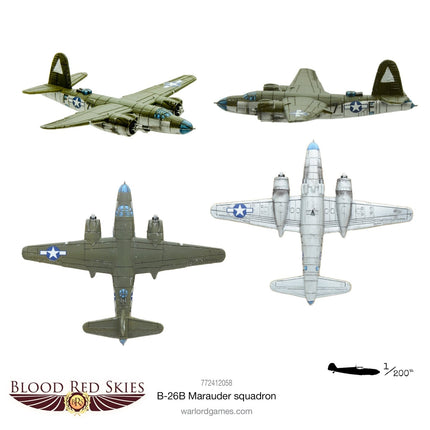 B - 26B Marauder Squadron - Flugzeuge - Warlord Games - 772412058