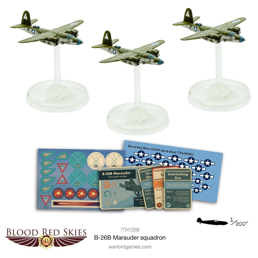 B - 26B Marauder Squadron - Flugzeuge - Warlord Games - 772412058