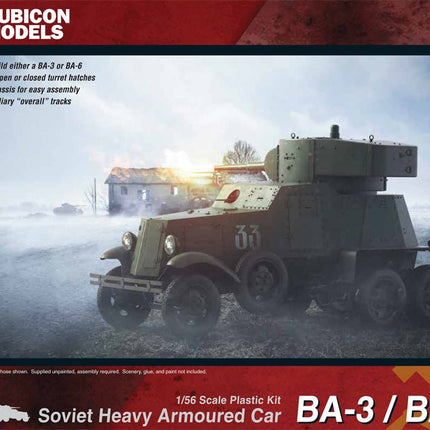 BA - 3 / BA - 6 Heavy Armoured Car - Fahrzeuge - Rubicon Models UK Ltd - 280084