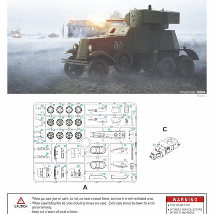280084 - BA-3 / BA-6 Heavy Armoured Car