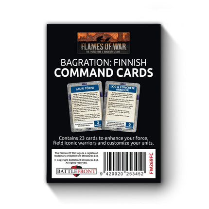 Bagration: Finnish Command Cards