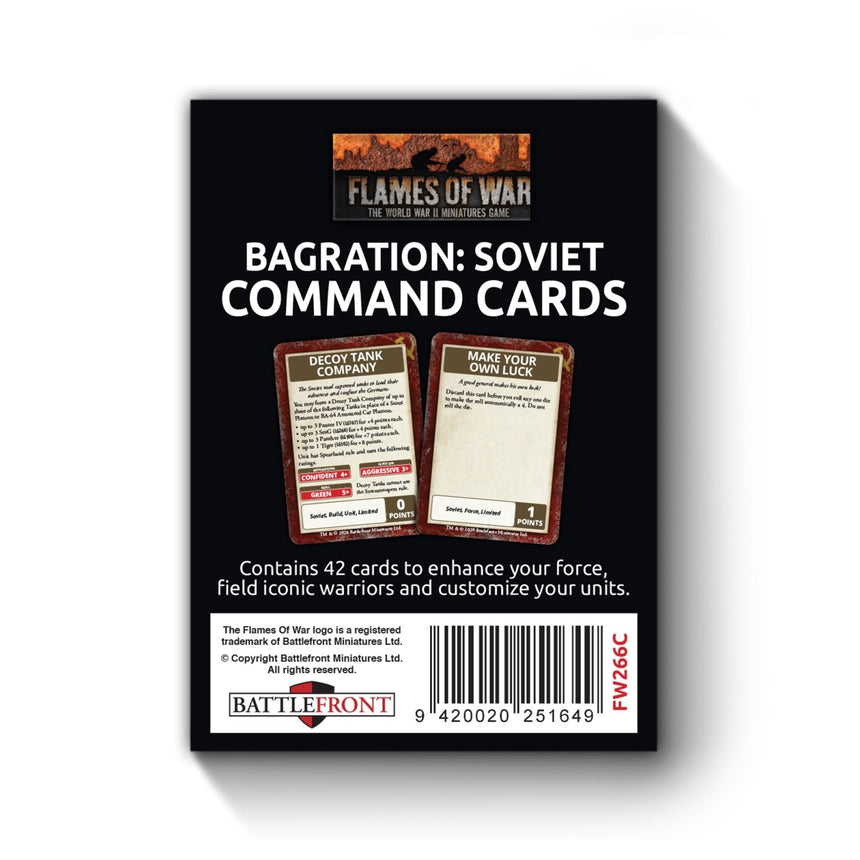 Bagration: Soviet Command Cards