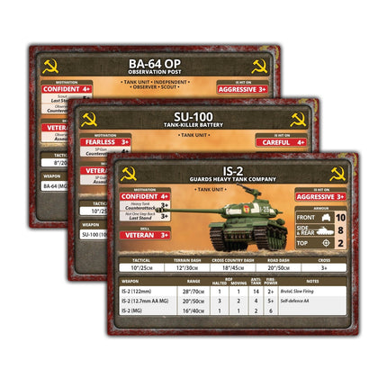 Bagration: Soviet Unit Cards